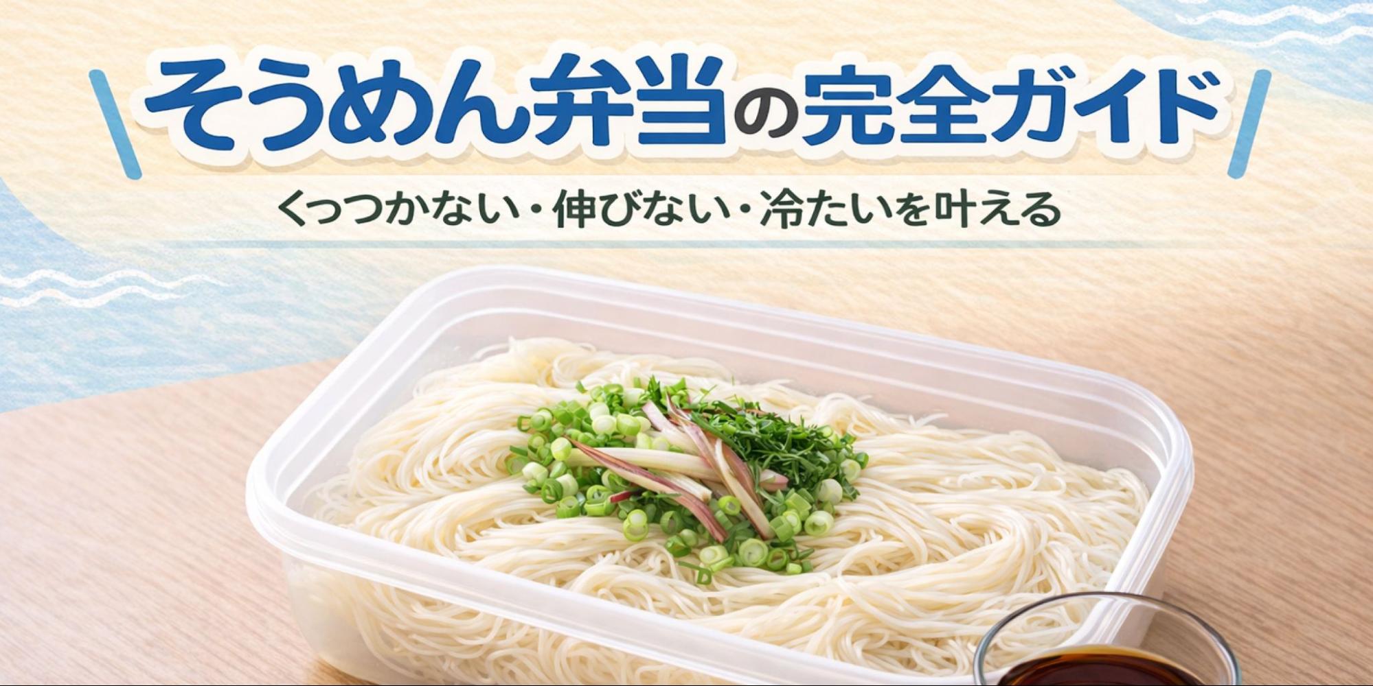 そうめん 弁当 くっつか ない